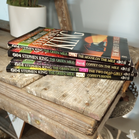 Stephen King The Green Mile Book Series Parts 1 2 3 6 Softcover Drama Thriller - Picture 1 of 6